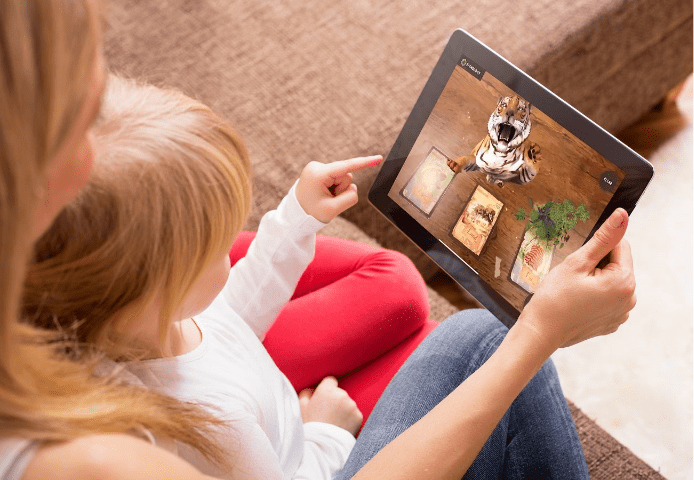 ARコンテンツ（動物、植物、キャラクターなど）